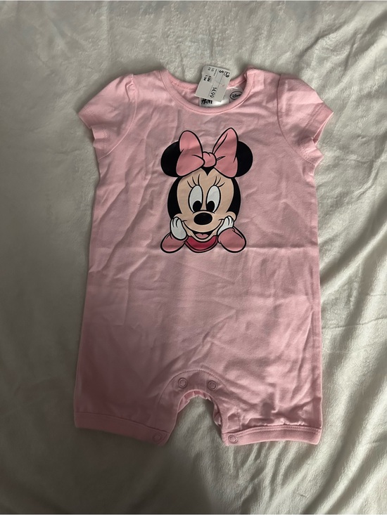 Disney Other - Disney Pink Minnie Mouse Short Sleeve Romper